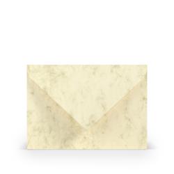Beige Umschlag mit marmorierter Oberfläche. Logo von Rössler und der Schriftzug 'Colonetti' sind sichtbar.