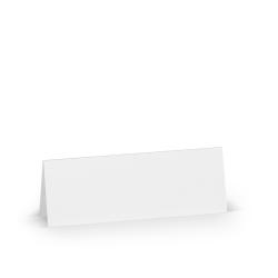 Weißes Blatt Papier, Logo oben links: Rössler. Angaben: Coloretti, 225g/m², 37 x 105 mm. Verwendung: Tischkarte, für Laser- und Inkjetdruck.