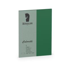 Grünes Platzkarten-Set von Rössler. Enthält 5 Karten aus 225g/m² Papier.