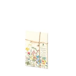 RÖSSLER Coloretti Kuverts + Karten B6 Wiesenblumen je 4 Stück