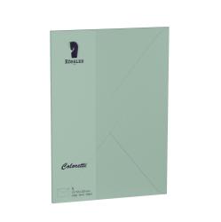 Grünes Kuvert mit dem Logo von Rössler. Es ist für C5 Papierformat geeignet.