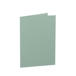 Grünes Papierheft mit dem Logo von Rössler. Format B6, 225 g/m², geeignet für Drucker.