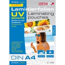 GENIE Laminierfolie A4 125 mµ 25 Stück UV-beständig