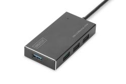 DIGITUS USB 3.0 Hub 4-Port schwarz