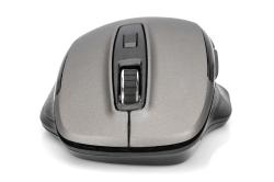 DIGITUS Wireless Optische Maus mit 6 Tasten schwarz/grau