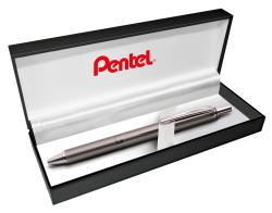 PENTEL Gel-Tintenroller EnerGel Sterling 0,35 mm in Geschenkbox anthrazit