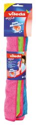 Paket mit Mikrofasertüchern in pink, grün und blau. Geeignet für verschiedene Reinigungsanwendungen.