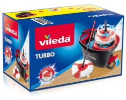 Verpackung eines Wischsystems von Vileda. Enthält Eimer, Wischmopp und Stiel.