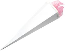Schultüte zum Selbstgestalten 85 cm blanko farblich sortiert
