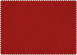Ein einfarbiger, roter Stoff. Glatte Oberfläche, keine Muster oder Texturen.