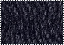 Dunkelblaues Stoffpaket mit glitzernden Akzenten. Mit einem hellen Band zusammengebunden und einem Etikett.
