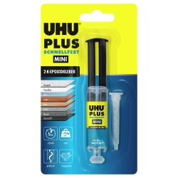 UHU Plus 2-K-Epoxidkleber schnellfest mini 4 ml