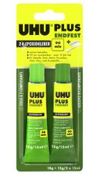 UHU 2-Komponenten-Epoxidharzkleber 18g + 15g endfest transparent