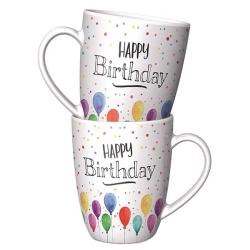 Tasse Happy Birthday 250 ml bunt