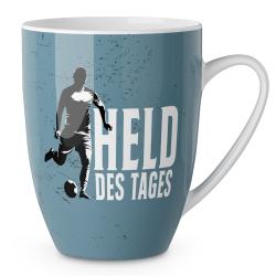 Tasse Held des Tages Echte Helden 250 ml blau