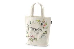 Shopper Shopping Queen 30 x 14 x 42 cm beige