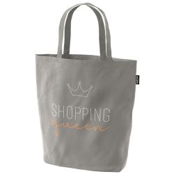 Shopper Shopping Queen 30 x 14 x 42 cm grau