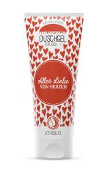 Duschgel Alles Liebe von Herzen 200 ml weiß/rot