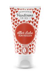 Handcreme Alles Liebe von Herzen 30 ml weiß/rot