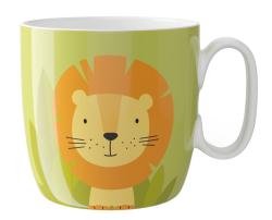 Tasse Mutig & Wild mit Löwe 150 ml grün