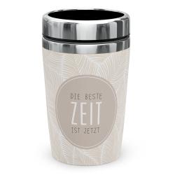 LAVIDA Thermobecher to go Die beste Zeit ist jetzt 240 ml beige