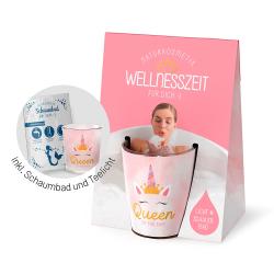 LAVIDA Geschenk-Set Queen of the day mit Teelicht und Schaumbad 40 ml