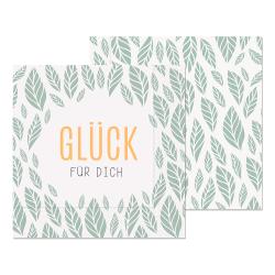 Servietten Relax Glück für dich 33 x 33 cm 20 Stück  grün