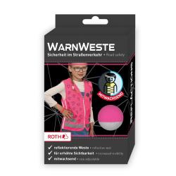 ROTH Warnweste für Kinder Diamant pink