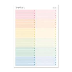 HÄFFT Block A5 31,5 x 21,5 cm Regenbogen