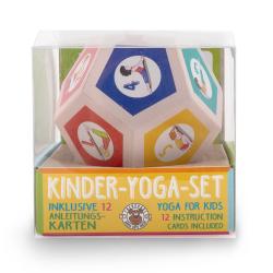 TRENDHAUS Yoga Würfel-Set für Kinder bunt