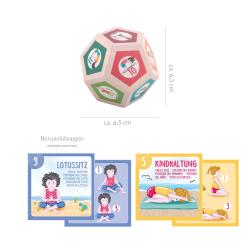 TRENDHAUS Yoga Würfel-Set für Kinder bunt