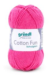 Schulgarn - Cotton Fun, 50g, fuchsia 