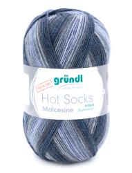 Garnknäuel in verschiedenen Grautönen. Weiche Textur. Geeignet für Socken. Marke: gründl. Superwash.