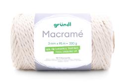 GRÜNDL Macramé-Garn 3 mm x 95 m natur