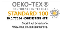 Grüner Wollknäuel mit flauschiger Struktur. Verpackung zeigt ein Beispiel für ein gestricktes Möbelstück.