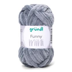 GRÜNDL Garn Funny Mini 15g hellgrau