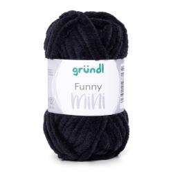 GRÜNDL Garn Funny Mini 15g schwarz