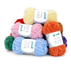 GRÜNDL Garn Funny Mini Shades Pastell 10 Knäuel je 15g