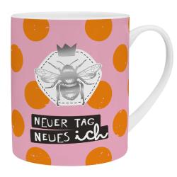 XL Tasse mit Blumensamen  Neuer Tag, neues Ich 600 ml bunt