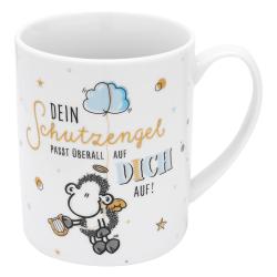 XL-Tasse Dein Schutzengel passt überall auf Dich auf 600 ml bunt