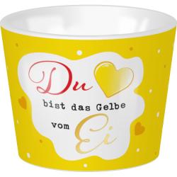 Eierbecher Du bist das gelbe vom Ei gelb