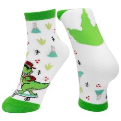 Zaubersocken für Kinder Dino Größe 30-35 bunt