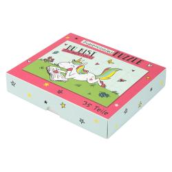 Puzzle Einhornschule 35 Teile bunt