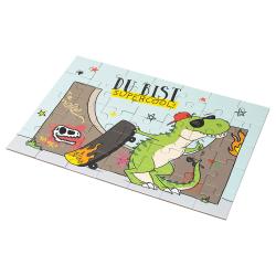 Puzzle Dinoschule 35 Teile bunt