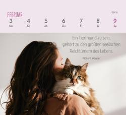 Mini-Wochenkalender 2025: Für Katzenfreunde