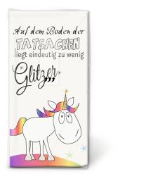 Taschentücher Zu wenig Glitzer 22 x 21 cm 1 Packung