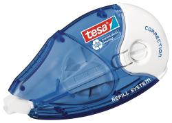 Korrekturroller in blauer Verpackung. Enthält 14 Meter Korrekturband.