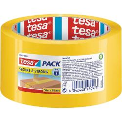 tesapack Paketklebeband Secure & Strong Security tape gelb