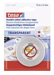 TESA doppelseitiges Klebeband, 10 m x 12 mm, transparent 