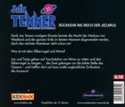 Jan Tenner - Rückkehr ins Reich der Azzarus. Tl.20, 1 CD - CD